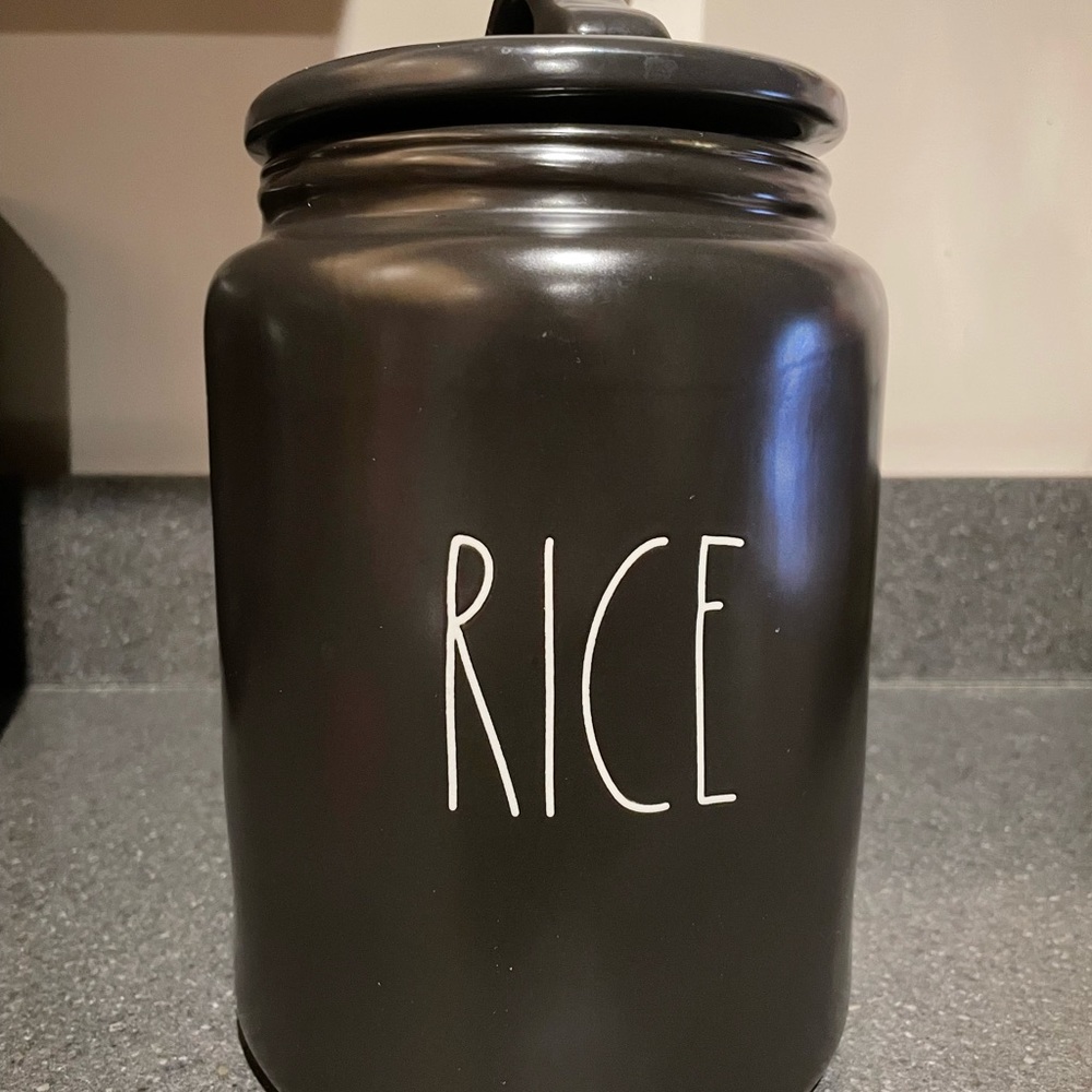 Rae Dunn Rice Jar
